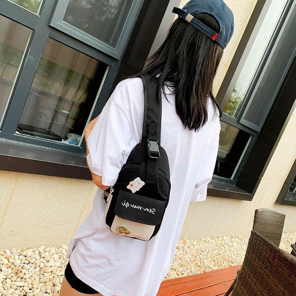 

kids outing the 2021 popular korean bag of chest hundred messenger girls fashion waist big girl version rjsoe
