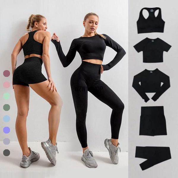 

yoga outfit set woman 2 pieces women's tracksuit sport for gym clothing sports female suit fitness