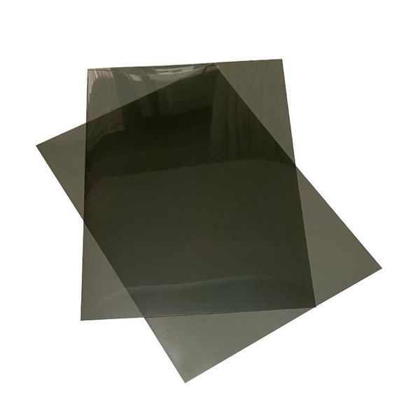 Óculos 2pcs 90 graus 30*20 cm de polarizador de filmes de polarizador, filtro polarizado linear adesivo/não adesivo