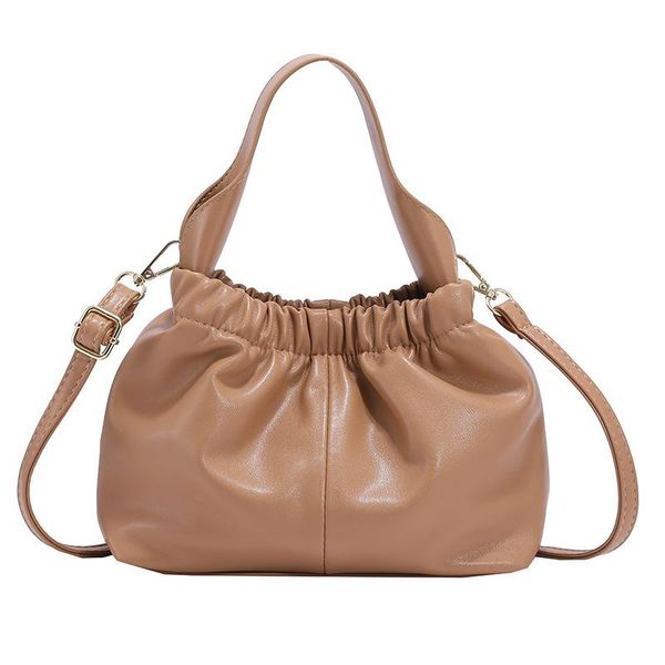 

evening bags vintage pu leather luxury handbags women retro designer shoulder large capacity tote