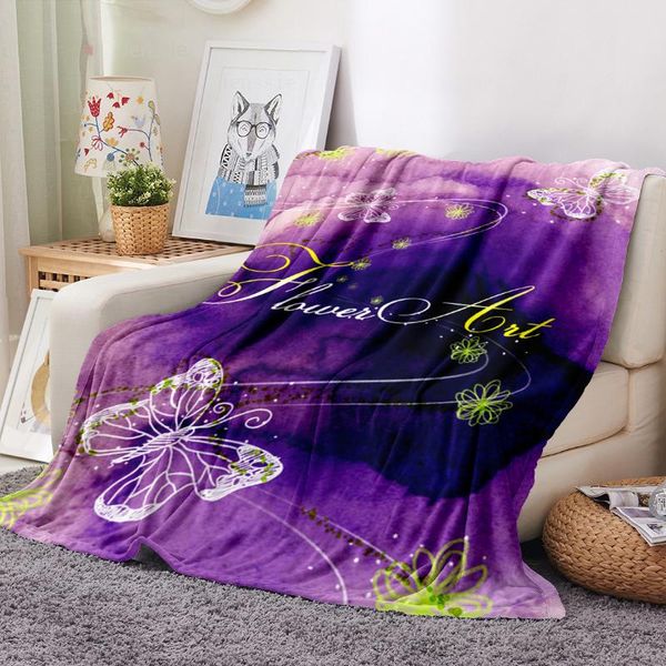 

blankets violet pattern throw blanket can not afford ball flannel suitable for travel picnic office yoga winter nap