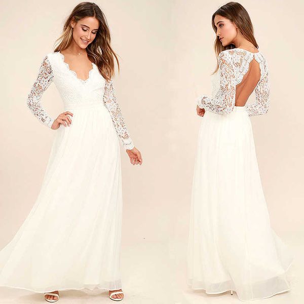 

luxury party evening dress 2021 summer 's lace v-neck fashion, White;pink