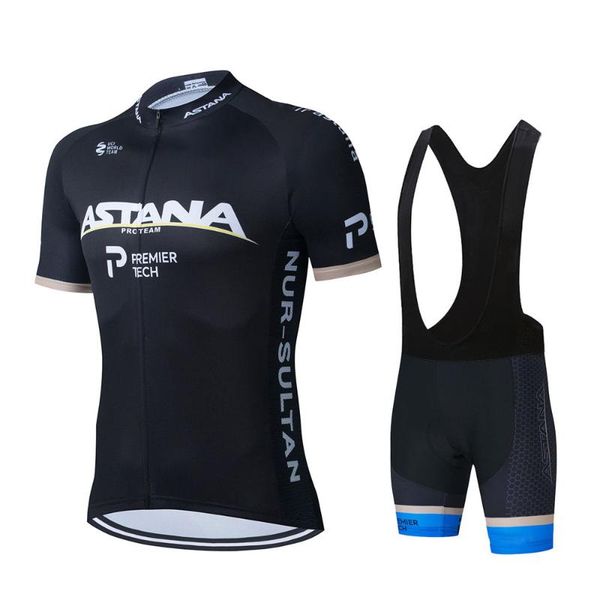 

cycling jersey 2021 set short sleeve men road bike mountain mtb team bicycle cycle clothing maillot sponge pants 19d pad racing sets, Black;blue