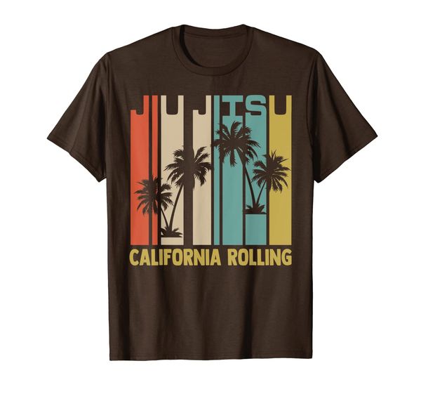 

jiu jitsu california rolling gi grappler fun gift t shirt, White;black