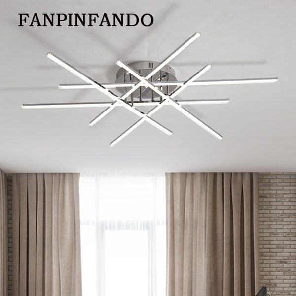 

chandeliers chrome plating modern led chandelier with remote control acrylic lights for living room bedroom home ceiling fixtures