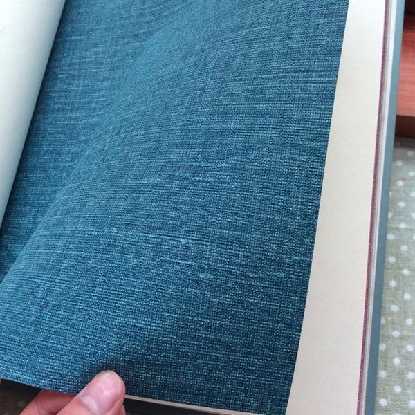 

wallpapers modern solid color dark blue grey wallpaper roll plain imitate fiber flax wall paper waterproof pvc for living room walls