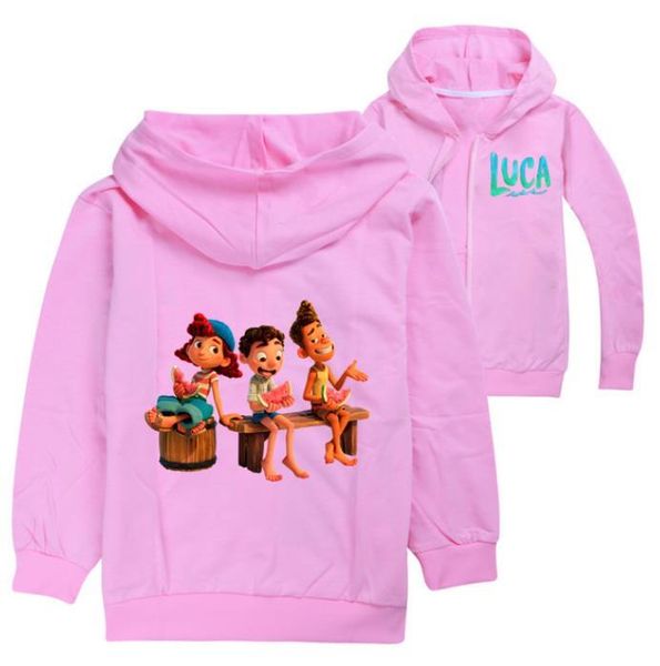 

jackets kids coat clothes cartoon luca girls cute halloween outerwear boys jacket spring and autumn casual thin section, Blue;gray