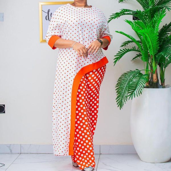 

ethnic clothing two 2 piece set african clothes africa 2021 dashiki fashion print dresses suit bazin pants elastic party plus size, Red