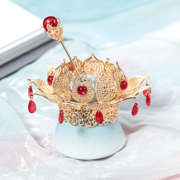 

hair clips & barrettes forseven sparkling colorful handmade rhinestones alloy pin crown jewelry vintage style accessories jl, Golden;silver