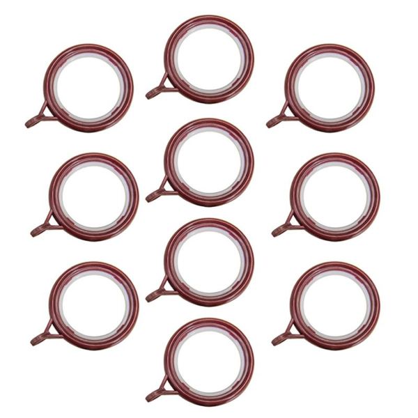 

other home decor 10pcs curtain rings roman hanging accessories (red)