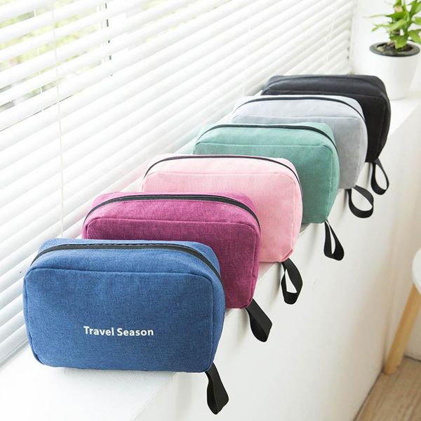 

fashion travel storage bag hanging cosmetic bags waterproof sundries case high capacity wall mounted portable multifunctional & cases