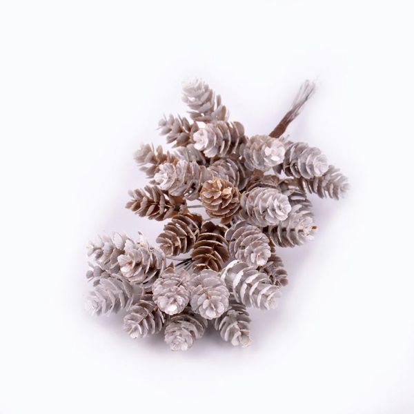 

decorative flowers & wreaths 6/10pcs simulated pine cone ball plant flower bouquet christmas ornament decor