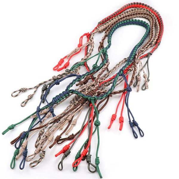 

outdoor gadgets hunting duck call lanyard cord game decoy umbrella rope 12 adjustable loops wild bird whistle sling