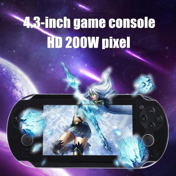 

portable multi-functional handheld game console 4.3 inch screen 2000 classical games hd camera support tv out video machine players