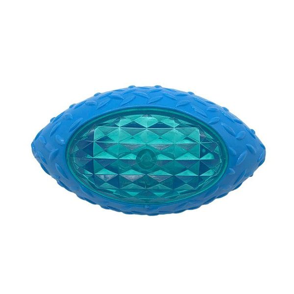 

cat toys dog puppy rubber football shape led light sound bouncy ball tooth cleaning chew molar interactive training toy pet supplies
