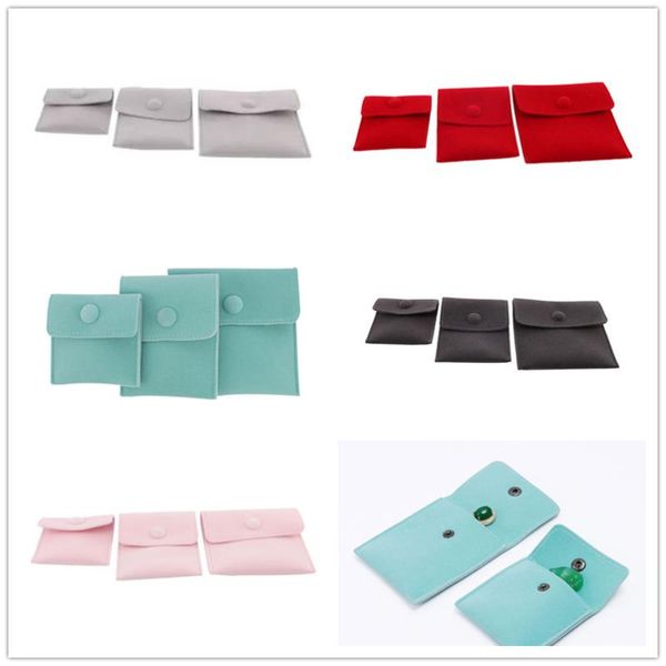 

jewelry pouches, bags 7pcs colorful drawstring velvet gift storage beads/tea/candy/jewelry organzer travel out home bag, Pink;blue