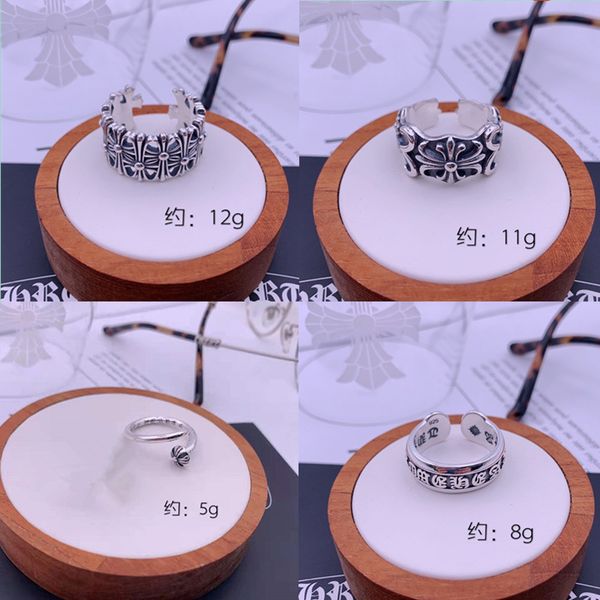 

classic crosin ch s925 sterling silver croquet eternal ring opening classic old cross men's and women's rings