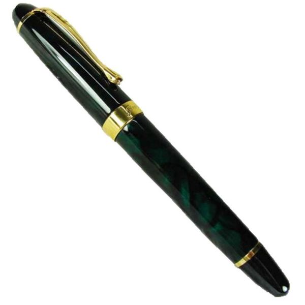 

fountain pens jinhao luxury m nib 18kgp pen (darkgreen)