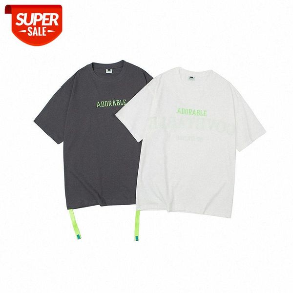 

mansclot letter print loose short sleeve t-shirt male half couple #2k15, White;black
