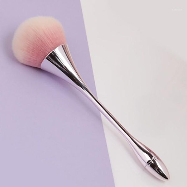 

makeup brush cosmetic tool large loose powder rose gold soft skin-friendly brushes1