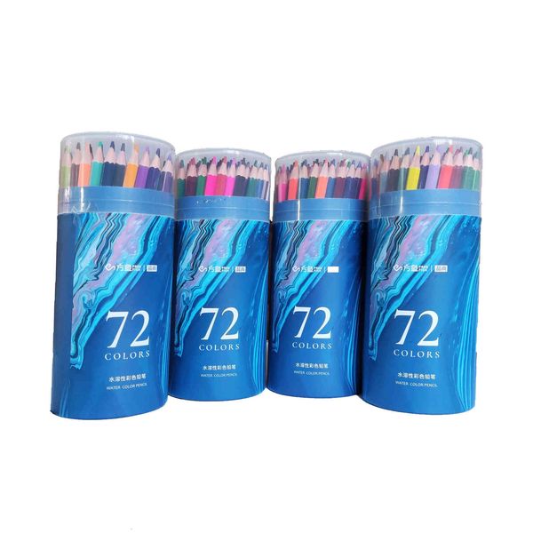 

pens 12-72 water soluble color lead softened wood suit art painting, Black;red