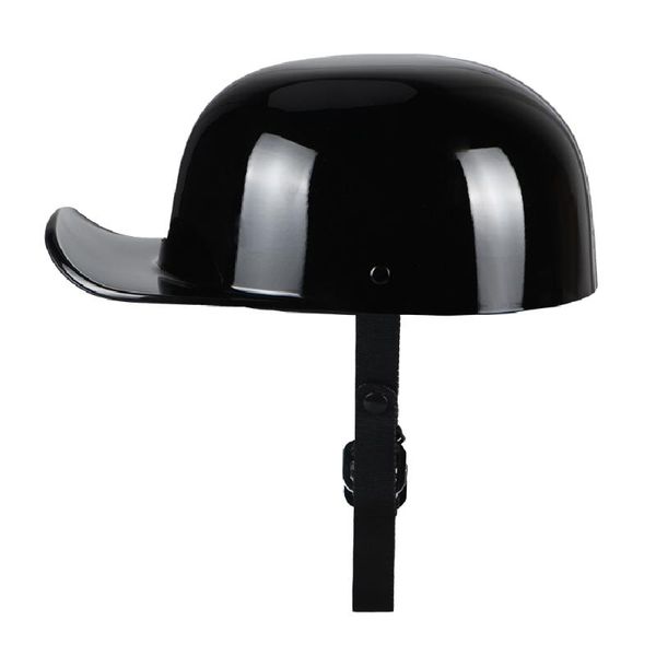 

black motorcycle helmet vintage retro open face half motorbiker moto rinding crash scooter chopper biker helmets