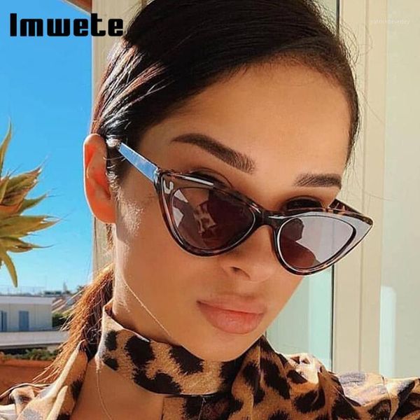 

sunglasses imwete fashionable for men cat eye women's shade eyewear vintage brand designer sun glasses uv400, White;black