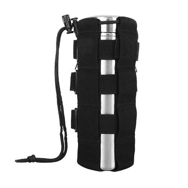 

hydration packs cycling outdoor camping climbing fishing kettle bag portable oxford cloth with drawstring detachable strap water bottle pouc