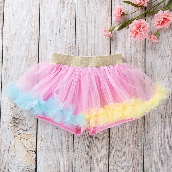 

skirts baby girls princess skirt born lace tutu short pants infant dance summer clothes toddler girl fashion tulle shorts, Blue