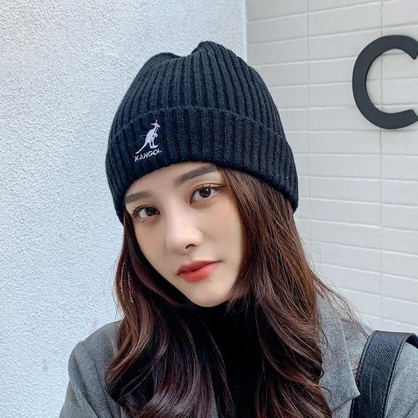 

beanie/skull caps women's beanie knitted hat winter warm cotton acrylic multi colors fashion hiphop hats for men and women kangaroo, Blue;gray