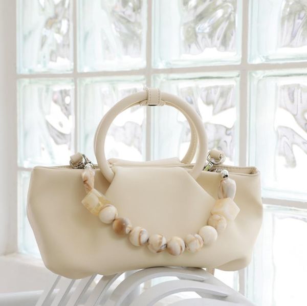 

shoulder bags 2021 hand carry leather fold cloud solid color one-shoulder messenger