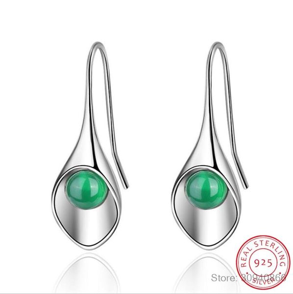 

dangle & chandelier fashion 925 sterling silver earrings for women jewelry girl pearl red party accessories