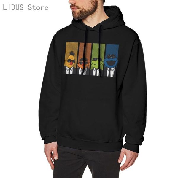 

men's hoodies & sweatshirts reservoir muppets cookie monster hoodie harajuku creativity streetwear, Black