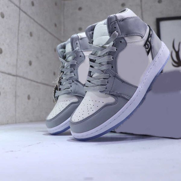 

2021 jumpman women's basketball shoes men's 1 s white/gray outdoor sportsmyuh