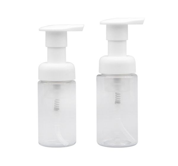 2021 30ml 40ml mini mousses mousses espuma frascos de bomba de sabão líquido de espuma, tamanho pequeno de viagem para sabonete de mão recarregável / shampoo Castile