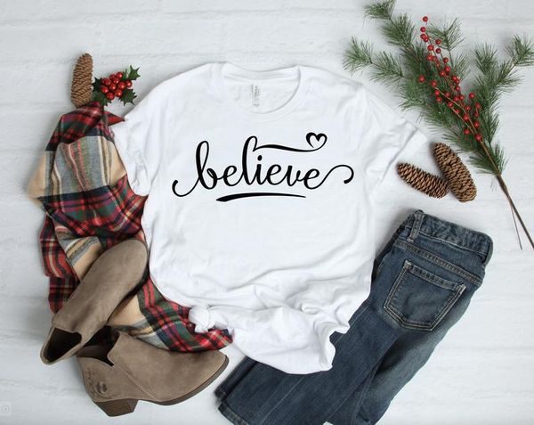 

women's t-shirt christmas women 100% cotton clothes 2021 harajuku fashion printed tshirt graphic t-shirts drop y2k top, White