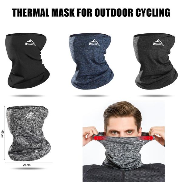

cycling caps & masks golovejoy winter outdoor fishing mask neck warmer high stretch breathable windproof soft comfortable fabric riding, Black