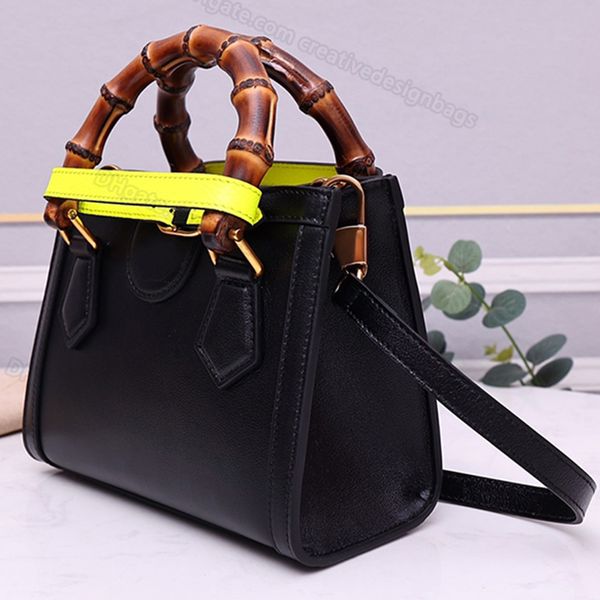

toles bags bamboo handle diana messenger flap square design calfskin shopping detachable wide shoulder strap