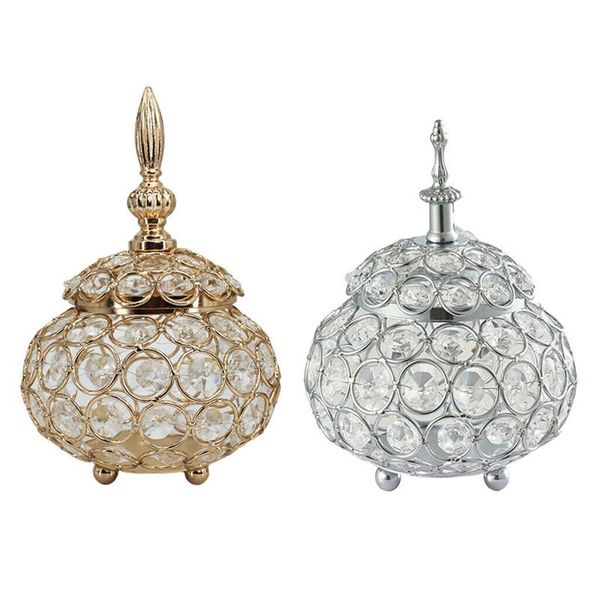 

hollow crystal candle holder jewelry box wedding candelabra tealight holders