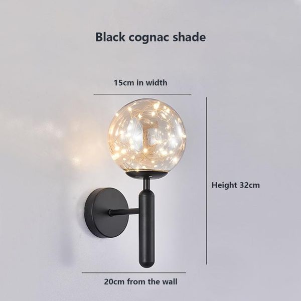 

wall lamp socket bedside creativity base