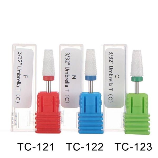 

nail art equipment polish head maize type ceramic grinding armour remover not easy to burn bits drill accessories, Silver