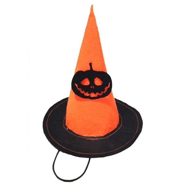 

cat costumes halloween pet costume for dog hat pumpkin kitten puppy wizard triangle bibs party cosplay