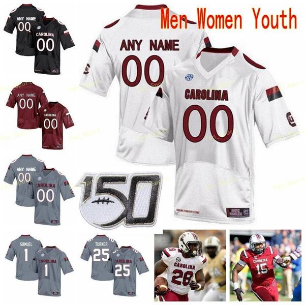 

ncaa college jerseys south carolina gamecocks 36 dj swearinger 44 sherrod greene 5 dakereon joyner 89 bryan edwards custom football stitched, Black