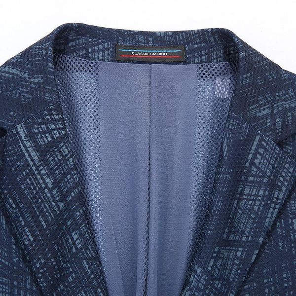 

men's suits & blazers suit men jacket summer business thin breathable blazer slim fit fashion formal casual work daily life single 2 bu, White;black