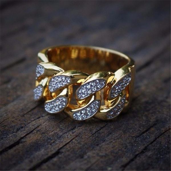 

wedding rings luxury gold rhinestone crystal hollow couple for men women fashion jewelry anillos statement ring accessories, Slivery;golden