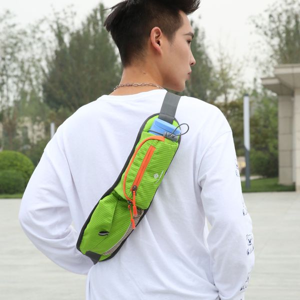 

bag pockets men's waist outdoor mountaineering kettle women's mobile phone anti-theft chest running sports fitness backpack