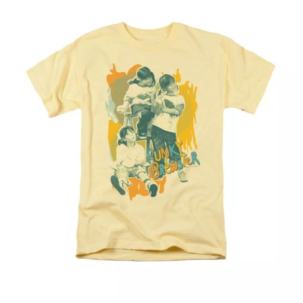 

punky brewster tri punky tv show t-shirt sizes s-3x new, White;black