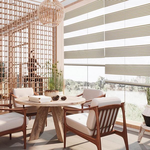 

blinds striped zebra nordic roller blackout waterproof shading shades day and night control for windows bathroom