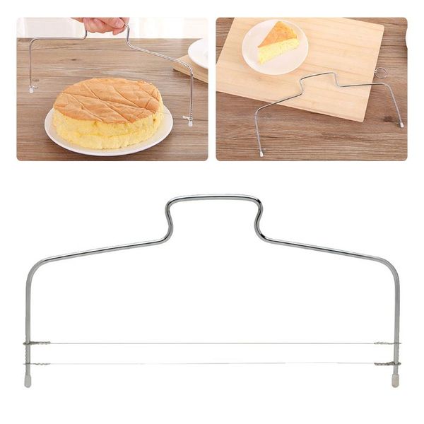 

cake decorating tool stainless steel adjustable wire slicer dough cutter trimmer level pizza kitchen accessoriy baking & pastry tools