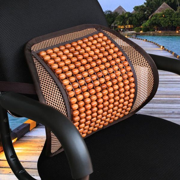 

seat cushions 1pcs car lumbar brace back massager support cushion waist massage